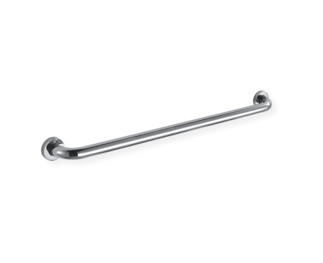 Barre d'appui pour personnes en situation de handicap, Ø 32, droite, STANDARD - 80 cm / acier inoxydable poli