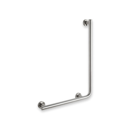 Barre d'appui pour personnes en situation de handicap Ø32 STANDARD type L, 55 x 77 gauche / acier inoxydable brossé #1