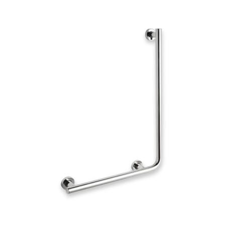 Barre d'appui pour personnes en situation de handicap Ø32 STANDARD type L, 55 x 77 gauche / acier inoxydable poli #1
