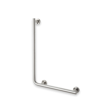 Barre d'appui pour personnes en situation de handicap Ø32 STANDARD type L, 55 x 77 droite / acier inoxydable brossé #1