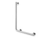 Barre d'appui pour personnes en situation de handicap Ø32 STANDARD type L, 55 x 77 droite / acier inoxydable poli