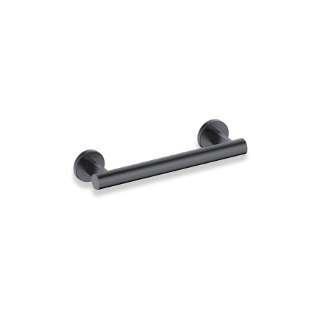 Barre d'appui pour personnes en situation de handicap, Ø 32, droite, PREMIUM - 30 cm / acier inoxydable noir mat #1