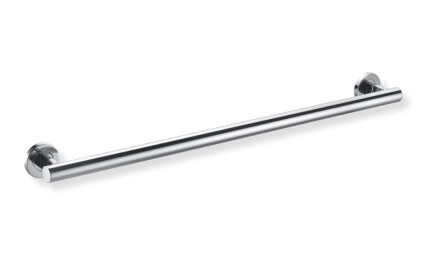 Barre d'appui pour personnes en situation de handicap, Ø 32, droite, PREMIUM - 80 cm / acier inoxydable poli