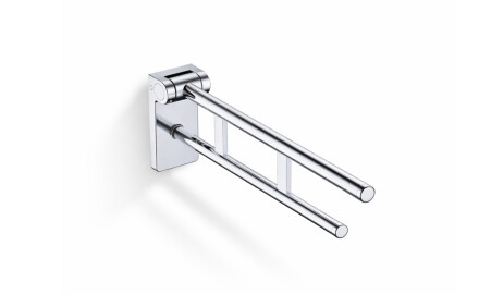 Barre d'appui pour personnes en situation de handicap, Ø 32, rabattable, modèle PREMIUM - 60 cm / acier inoxydable poli