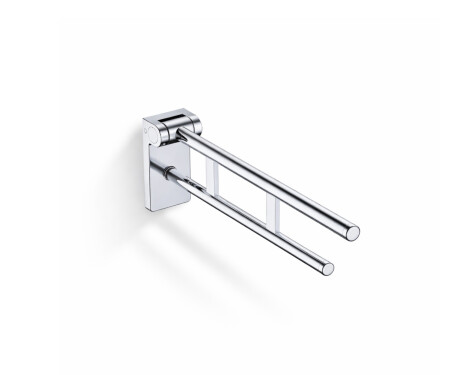 Barre d'appui pour personnes en situation de handicap, Ø 32, rabattable, modèle PREMIUM - 60 cm / acier inoxydable poli