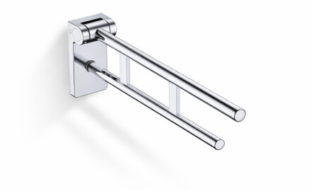Barre d'appui pour personnes en situation de handicap, Ø 32, rabattable, modèle PREMIUM - 70 cm / acier inoxydable poli