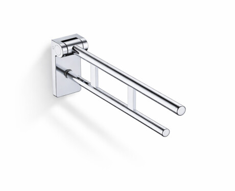 Barre d'appui pour personnes en situation de handicap, Ø 32, rabattable, modèle PREMIUM - 70 cm / acier inoxydable poli