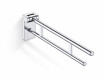 Barre d'appui pour personnes en situation de handicap, Ø 32, rabattable, modèle PREMIUM - 80 cm / acier inoxydable poli