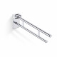 Barre d'appui pour personnes en situation de handicap, Ø 32, rabattable, modèle PREMIUM - 80 cm / acier inoxydable poli #1