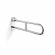 Barre d'appui pour personnes en situation de handicap, Ø 32, courbée et rabattable, modèle STANDARD - 70 cm / acier inoxydable poli #1