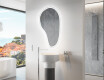 Miroir de salle de bains LED de forme irrégulière S222