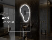 Miroir de salle de bains LED de forme irrégulière S222 #6