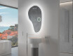 Miroir de salle de bains LED de forme irrégulière S222 #7