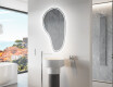 Miroir de salle de bains LED de forme irrégulière S223