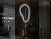 Miroir de salle de bains LED de forme irrégulière S223 #8