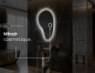 Miroir de salle de bains LED de forme irrégulière S223 #5