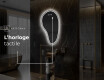 Miroir de salle de bains LED de forme irrégulière S223 #7