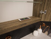 Meuble de salle de bain avec miroir LED L02 Emily 66,5 x 72 cm en coloris Chêne Oslo #12