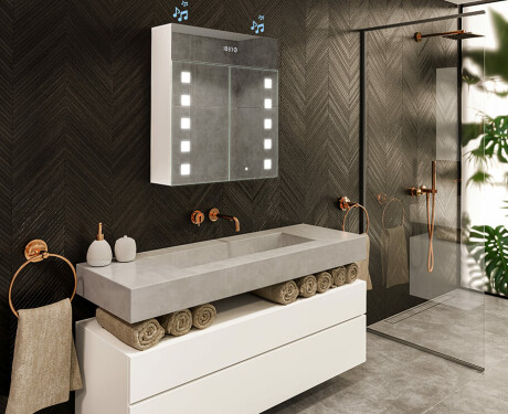 Armoire De Toilette À Miroir Lumineux - L03 Emily 66,5 x 72cm #10