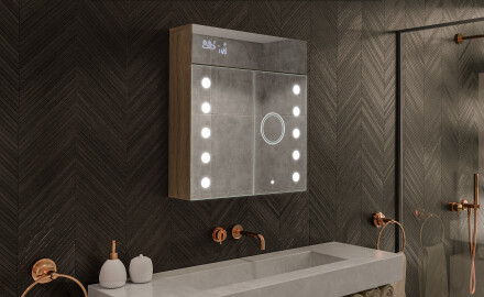 Armoire De Toilette À Miroir Lumineux - L06 Emily 66,5 x 72cm