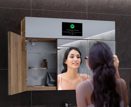 Smart Armoire De Toilette À Miroir Lumineux - L02 Sarah 100 x 72cm #8
