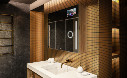 Smart Armoire De Toilette À Miroir Lumineux - L02 Sarah 100 x 72cm