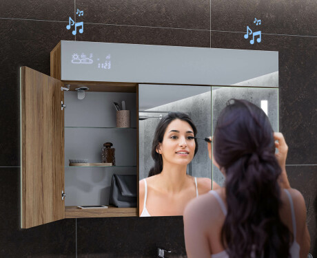 Armoire De Toilette À Miroir Lumineux - L02 Emily 100 x 72cm #7