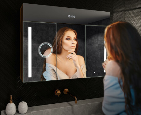 Armoire De Toilette À Miroir Lumineux - L02 Emily 100 x 72cm #9