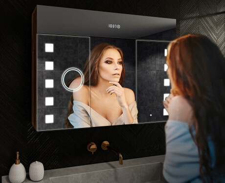 Armoire De Toilette À Miroir Lumineux - L03 Emily 100 x 72cm #9