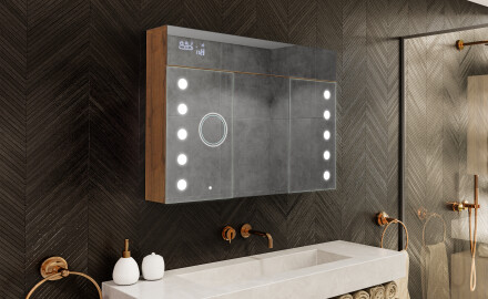 Armoire De Toilette À Miroir Lumineux - L06 Emily 100 x 72cm