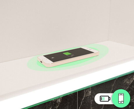 Armoire Salle De Bain Miroir Lily - 2 Portes 100 x 72,5cm #10