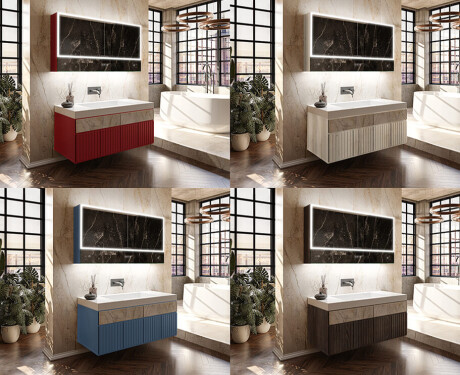 Armoire Salle De Bain Miroir Lily - 2 Portes 100 x 72,5cm #4