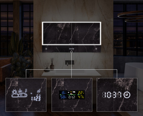 Armoire Salle De Bain Miroir Lily - 2 Portes 100 x 72,5cm #8