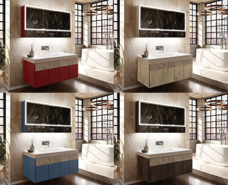 Armoire Salle De Bain Miroir Lily - 3 Portes 100 x 72,5cm #4