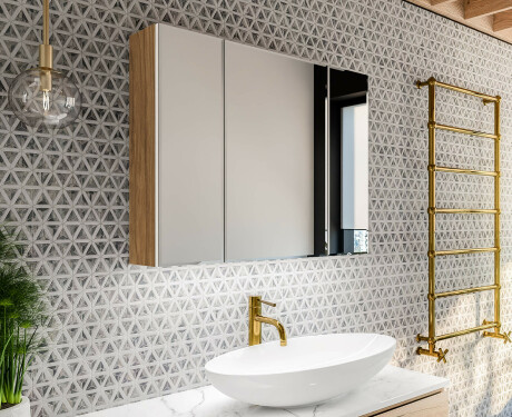 Armoire De Toilette À LED - Clara 70 x 60cm
