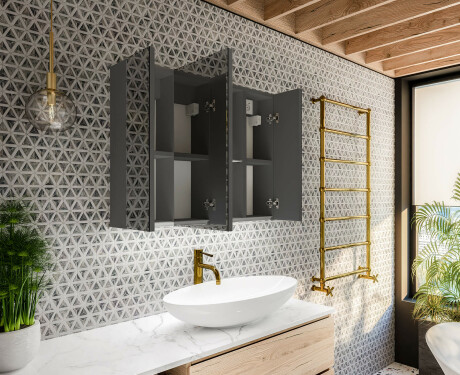 Armoire De Toilette À LED - Clara 70 x 60cm #6