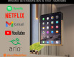 Miroir LED moderne arrondi avec cadre iPad Displine L141 #3