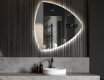 Miroir de salle de bains LED de forme irrégulière T221 #6