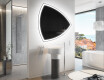 Miroir de salle de bains LED de forme irrégulière T222 #9