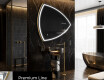 Miroir de salle de bains LED de forme irrégulière T223 #4
