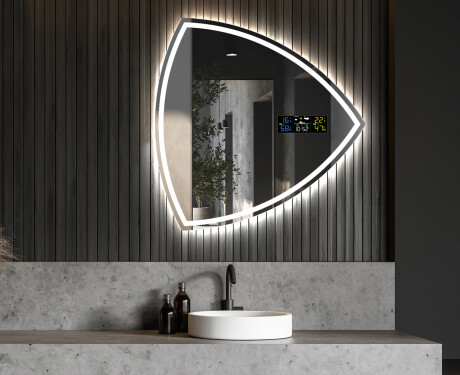 Miroir LED tryptique mural T223 #6