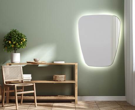 Miroir de salle de bains LED de forme irrégulière Z221 #2