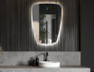 Miroir de salle de bains LED de forme irrégulière Z221 #6