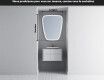 Miroir sur mesure mural LED Z222 #3