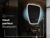 Miroir de salle de bains LED de forme irrégulière Z222 #5