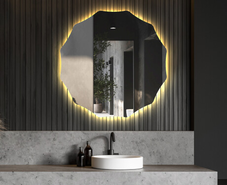 Rond Illumination LED Miroir Sur Mesure Eclairage Salle De Bain L192