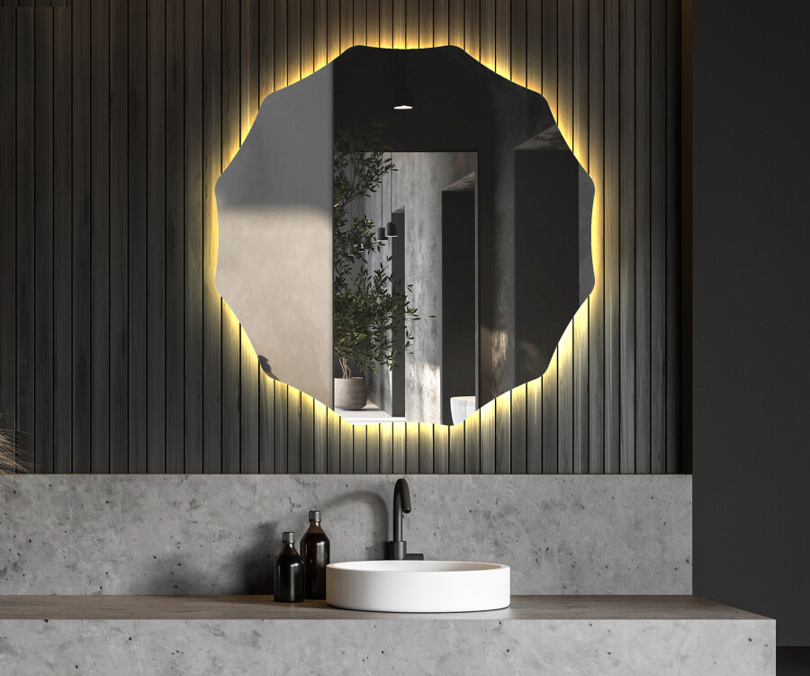 Miroir LED décoratif (80*60cm)