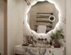 Rond Illumination LED Miroir Sur Mesure Eclairage Salle De Bain L192 #3