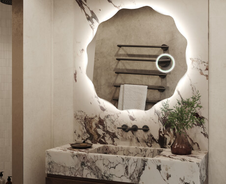 Rond Illumination LED Miroir Sur Mesure Eclairage Salle De Bain L192 #3