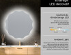 Rond Illumination LED Miroir Sur Mesure Eclairage Salle De Bain L192 #5